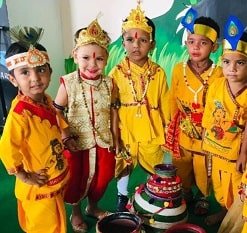 Janmasthmi Celebration In HighLand Hall Convent School Saharanpur Uttar Pradesh